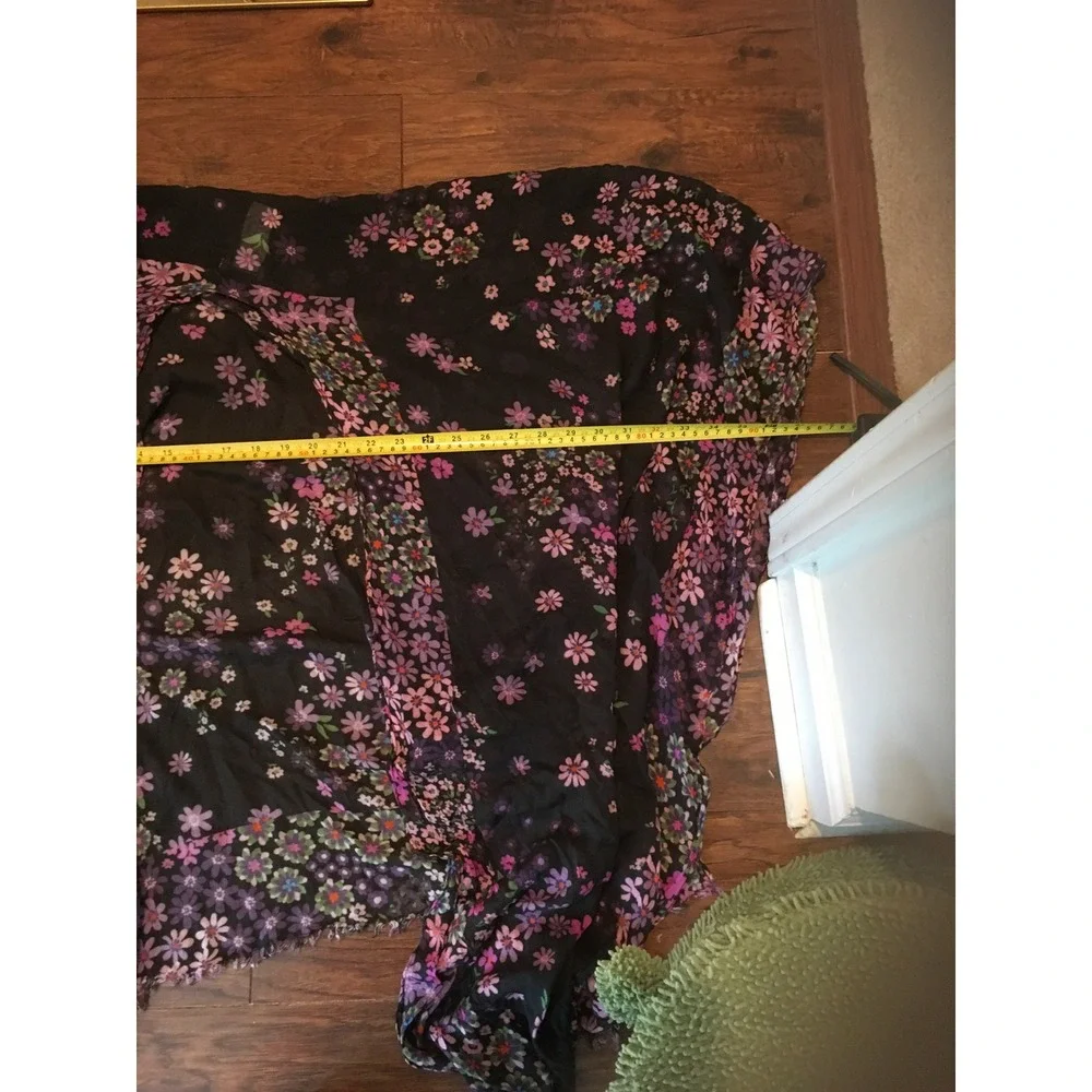 Kate Spade Womens Floral Wrap‎ Lightweight Oversized Shawl